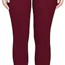 Mitansh Ultra Soft Cotton 4 Way Stretchable Churidar Solid Regular and Plus 20 Colours Leggings for Womens and Girls -Sizes :-M, L, XL, 2XL (Black)-image-69