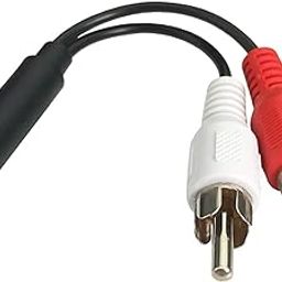 M-30S1-01260 3.5mm Tablet Stereo to Dual RCA Audio Adapter USB Cable Female to Dual RCA Male (3.5mm, Red/White, 15.24 cm (6 inch)-10