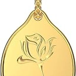 24K (999) Gold Coin Pendant 2 grams |Gold Coin cum Pendant for Birthday, Wedding, Akshaya Tritiya & Festive Gift, Goddess Rose Impression-image-69
