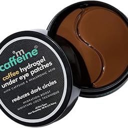 mCaffeine Coffee Hydrogel Under Eye Patches for Dark Circles | Cooling Under Eye Patch Mask with Caffeine & Hyaluronic Acid for Instant Hydration & De-Puffing | 15 Pairs-24