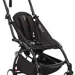 Stokke Babyzen YOYO3 Frame, Black - Textile Set Not Included - Comes with 5-Point Harness, Multi-Position Reclining Backrest, Canopy Extensions, Padded Shoulder Strap & Protective Storage Bag-picture-24