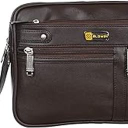 Good Friends Blowzy Multipurpose Unisex PU Leather Messenger Bag (Brown)-picture-27