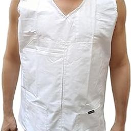 PurpleFly Mens Lattha Baniyan, Desi Baniyan, Travel Vest, Patient Vest Sleeveless 100% Pure Cotton (Pack of 2)-image-42