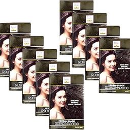 Khadi Mauri Black Herbal Mehndi,Pack of 9, 100 Grams each(Total 900 Grams)-image-14