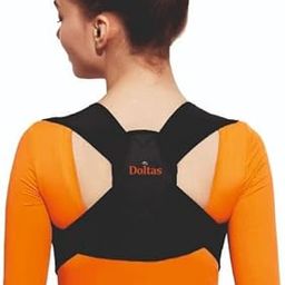 Neoprene Blend Clavicle Posture Corrector For Men & Women | Back Support Belt For Pain Relief | Shoulder Support Belt - Body & Clavicle Corrector Belt | (Universal Size)-19
