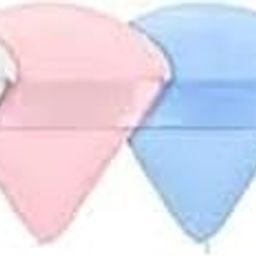 SUNISA Powder Puff Soft Face Triangle Makeup Puff for Loose Powder Body Cosmetic Foundation Sponges Beauty Blender Makeup Tool Multicolors 4 Pieces-1