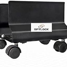 implemental SPYLOCK Metal CPU Trolley (Black) /CPU Trolley Metal/with Wheels/Computer Floor Stand Trolley with Castor Wheels Multiple use - Black (Heavy Quality Trolly)-picture-6