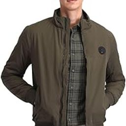 Regular fit solid casual jacket_USJCK586-picture-19