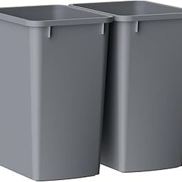 ROOMTEC Lightweight and Durable Slim Trash Can, Wastebaskets for Office, Workspace, Kitchen, Bathroom-picture-26