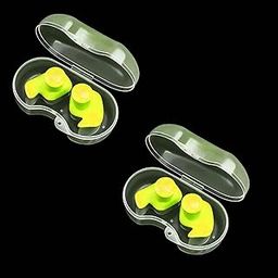 Silicone Earplugs for Swimming Bathing and Sleeping, Professional Reusable Silicone Swim Earplugs for Adult and children Swimmers, Watersports, Shower, Bathing, Scuba diving. 2 Pair (Yellow)-15