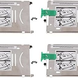 MERISHOPP 4 Pieces HDD Hard Drive Disk Caddy Bracket Screws Fr Hp Zbook 15 Zbook 17 G1|Other Laptop Replacement Parts-15