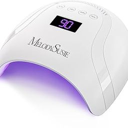 MelodySusie UV LED Nail Lamp, Professional UV Nail Light for All Gel Nails Polish Fast Curing with Automatic Sensor, 4 Timer, LCD Display Gel Polish Nail Dryer Nail Art Tools Manicure Accessories-3