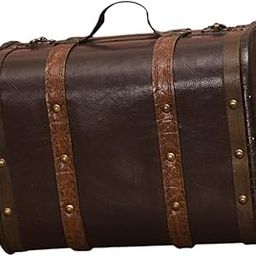 CLUB BOLLYWOOD®Wooden Vintage Style Suitcase Decor Ornament for Themed Party Window Display 26.5 cmx15 cmx21 cm|Travel | Vintage Luggage & Travel Accs| Vintage Luggage & Travel Accs|0-image-9