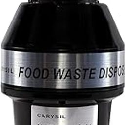 Carysil Food Waste Disposer for Home Sink, 1/2 HP Heavy Duty, Powerful 2500 RPM DC Motor with Low Noise, Corrosion-Proof & Stainless Steel Grinding Components, Fits Under The Kitchen Sink, Black-image-65
