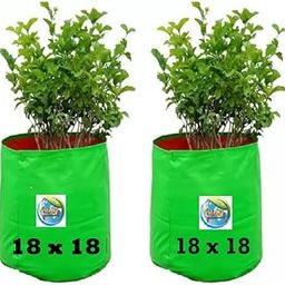 MASHKI HDPE Grow Bags 18"x18" Inches Grow Bags for Home Gardening/Terrace/Balcony Gardening/Vegetable Plants for Home Gardening Big Size (2)-28