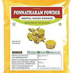 3V PRODUCTS Ponnatharam Powder 50Gm | Hartal Warki | Hartal Varki | Hartal Pili | Harita Manjari | 100% Hair Removal | No Pain | No Side Effects | Suitable for Womens, Girls, Boys | Unisex (Pack Of 1)-46