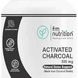 Activated Charcoal, Natural Detox Support, 500mg, 60 Veg Capsules-image-50