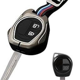 Zealsy Premium Waterproof Metal Key Cover for Compatible with Maruti Suzuki Swift | Ertiga | Wagonr | Celerio | Swift Dzire | Alto | Fronx | Brezza | S Presso | Ignis | Jimny | 2 Button Remote Key-6