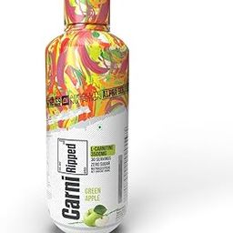 Absolute Nutrition’s Alpha L-Carnitine(100%) 450ml, 3500MG Per Serving, (Green Apple), 30 Servings, Zero Sugar, Helps turn fat into energy, Fat Loss, Exercise performance, Carni Ripped-32