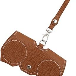 Glasses Bag Handmade Dustproof Glasses Clip PU Leather Case Eyeglasses Pouch Brown|Health & Beauty | Vision Care | Eyeglass Cases-image-66