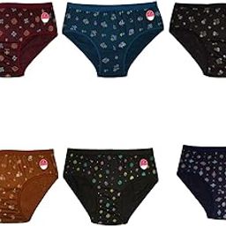 Women's Fashion Cotton Printed Panties Multicolor Pack of 6-image-27