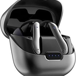 amazon basics TWS in-Ear Earbuds (AB-T01B) with Fast Charging up to 80 Hours of Playtime | Dual 10mm Driver | IPX4 Water-Resistance | Bluetooth 5.3 | Charging Case with Mic | Touch Control (Grey)-10