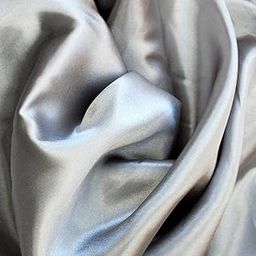 DPK Shiny Plain Satin Fabric for Sewing, Crafts & Garments – Multipurpose Material(5 M,Silver)-image-92