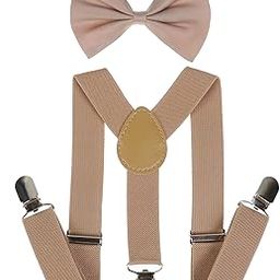 Mens Suspenders Bowtie Set Y Shape Adjustable Braces for Jeans Cosplay Party beige | Clothing Shoes & Accessories | Mens Accessories | Suspenders Braces-image-86