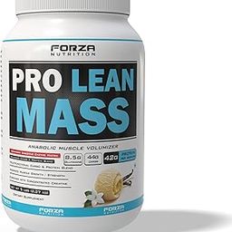 Forza Nutrition Pro Lean Mass Gainer | High Calorie Weight Gainer for Muscle gain with 42g Protein and 8.5g BCAA per Serving | Vanilla Flavour-5 LBS/2.2 kg |-image-55