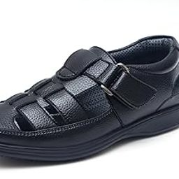 Faux Leather Fisherman Sandals for Men-image-101