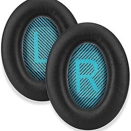 SYGA Headphones EarPads Cushions Replacement - Compatible with Bose QuietComfort 15 QC15 QC25 QC2 QC35/ Ae2 Ae2i Ae2w SoundTrue & SoundLink (Around-Ear Series Only) (Black & Blue Font)-20