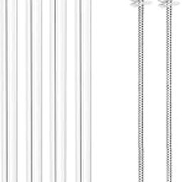 Reusable Glass Straw Kit - Clear/Transparent Glass Straws (4 Pack) & Cleaning Brush (2) for Juice & Smoothies - Elegant Alternative to Stainless Steel Straws-image-89