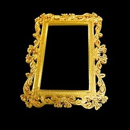 Snoogg 3D Gold PLA Plastic Filament: Vintage Photo Frames Suitable for Resin Art, Shadow Boxes, Miniatures, DIY Ventures, Gift Ideas, and Home Styling - Set of 3 Size 85mm"-image-19