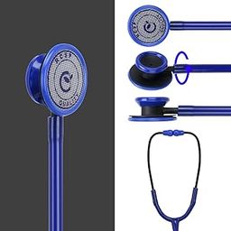 RCSP Deluxe Matt Acoustic Stethoscope for doctors and medical students (BLUE)-image-37