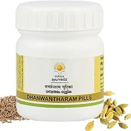 Kerala Ayurveda Dhanwantharam Pills| For Acidity| Eases Belching & Bloating| Better Digestive Health| For Pre & Post-delivery Abdominal Gas & Discomfort| Herbal & Natural | With Kirathatiktha, Karpoora in Jeeraka Kwath | 50 Tablets-picture-21
