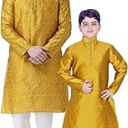 & SG YUVRAJ Brocade Kurta Pajama Set-image-37