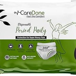 CareDone Disposable Period Panties for Women |360° Sanitary Protection for Heavy Flow | No Leakage, No Rashes, No Discomfort | Maternity Panties with High Absorbency | Pack of 10 (Size - XX-Large, 10 Panties)-picture-9