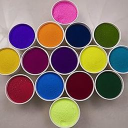 ROTZ Sand Rangoli Colour Powder, 80 g in Each Packet -Set of 15-picture-14