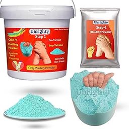 (only molding Powder 480 gm) for Hand and Foot molding Casting, molding Clay, Hand Impression Material for Couple Adult Parents Baby Kids New Born (ONLY MOLDING Couple Size)-13