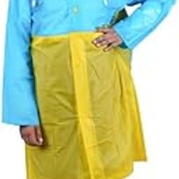 Kids PVC Waterproof Long Sleeves Stardash Adjustable Hooded & Button Raincoat For School Kids Boys & Girls|Rainy Weather_Pack Of 01-image-28