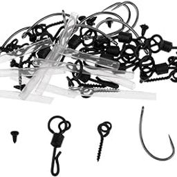 ATORSE® 10 Set Ready Tied Ronnie Rigs Carp Fishing Pop-Up Rigs Tackle Spinner Rigs-image-68