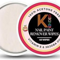 Nail Paint Remover Wipes Acetone Free Cuticle Care Nourishing Formula Nail Polish Removing Lacquer Cleanser Wet Pads Pulls Tissues Enriched with Jojoba Oil & Vitamin E - Fruity, 40 Wipes-8