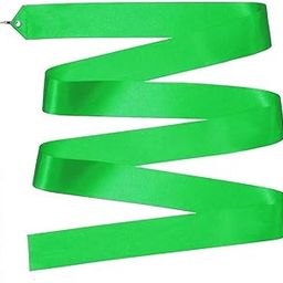Decoration Gymnastic Rhythmic Dance Ribbon Streamers with Stick, 4 Colors - Blue, Green, Red, Yellow (Green)-image-56