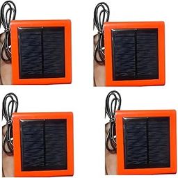 Gadariya King 4pcs Mini Solar Panel 6V-100 mAh (70 x 70 x 03 mm), 6 Volt-18