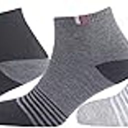 5 Pairs Stripped Ultra soft Ankle Socks for Men & Women, Multicolor, Pack of 5, Free Size,102-image-3
