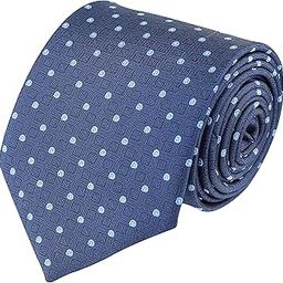 Kavove The Polka Abstract Fusion Blue Necktie For Men-image-28
