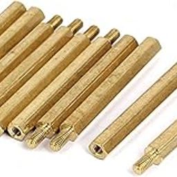 3NH® M3 Male/Female Insulated Brass Standoff Hexagonal Spacer 38+6mm 10pcs-image-51