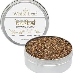 White Leaf Tobacco & Nicotine Free Smoking Mixture With 100% Natural Herbal Smoking Blend (makes 40 rolls) Tobacco Alternatives, Herbal Smoking Mix 1 Pack 30gm-image-30