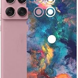 AtOdds Mobile Skin Sticker Wrap | Compatible for Moto Edge 60 Fusion (5G) | Scratchproof Matte Finish | Full Coverage for All Sides & Camera Protection (Color Splash)-picture-31