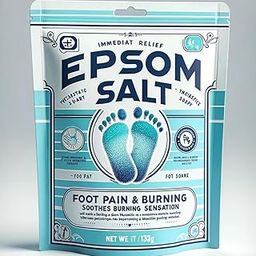 Fast-Acting Epsom Salt 1Kg for Pain Relief and Relaxation, Guaranteed Relief for Foot Pain, Swelling & Soreness Luxury Bath Salt for Women and Men, 100% Pure Magnesium Sulfate-28